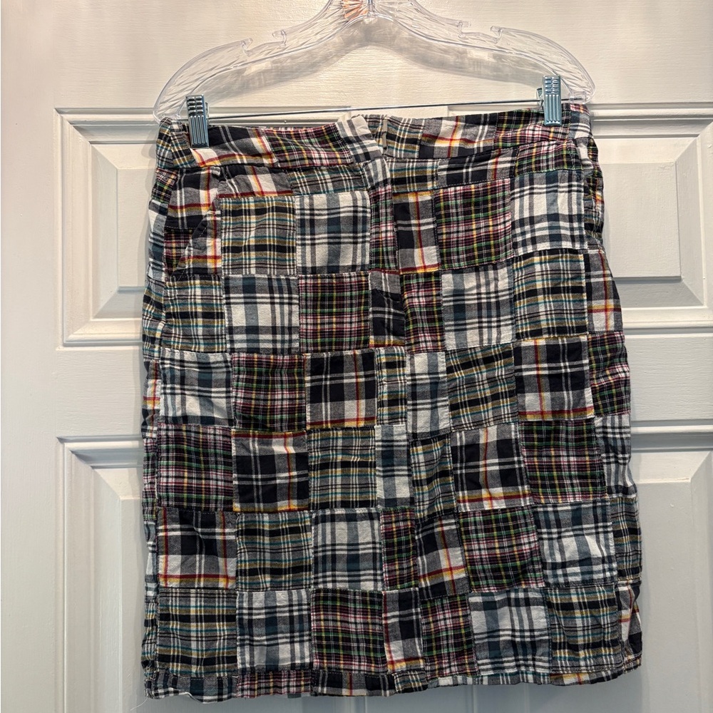 Tweeds 100% Cotton Madras Print Mini Skirt size‎ 8
